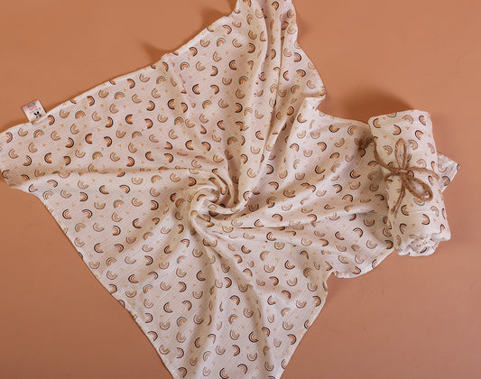 Shiny Rainbow Muslin Cloth