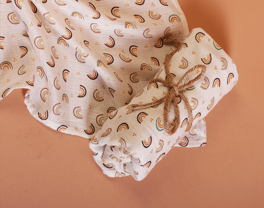 Shiny Rainbow Muslin Cloth