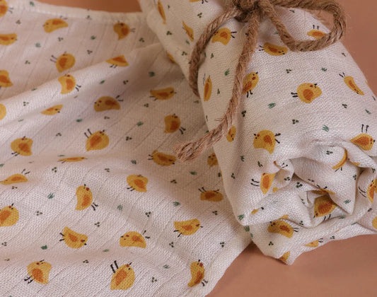 Chirping Bird Muslin Cloth