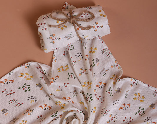 Counting Numbers Muslin Cloth